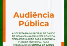 CONVITE – AUDIÊNCIA PÚBLICA DA SAÚDE